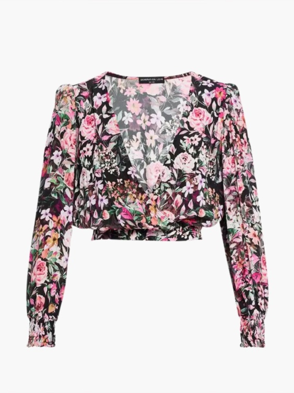 GENERATION LOVE Avanna Floral Blouse Sz M NWT